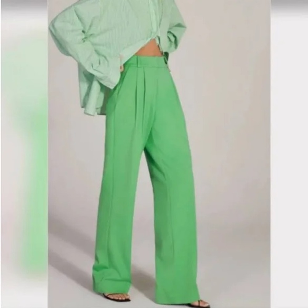 Favorite Daughter Pleated Wide-Leg Pants